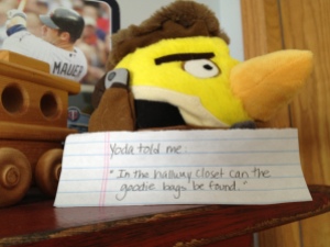 All the clues led to Angry Birds Han Solo, who offered the final location!