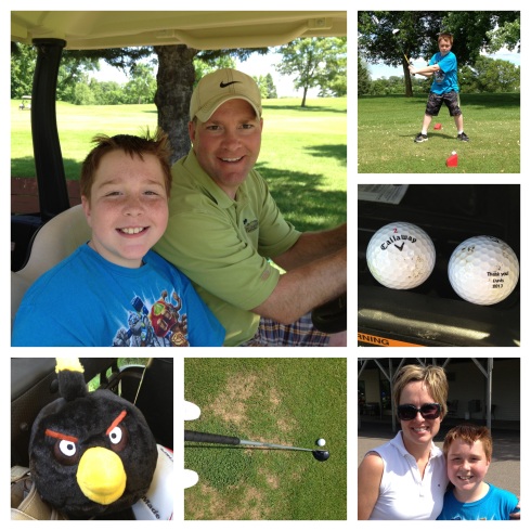 We're a family that golfs together!