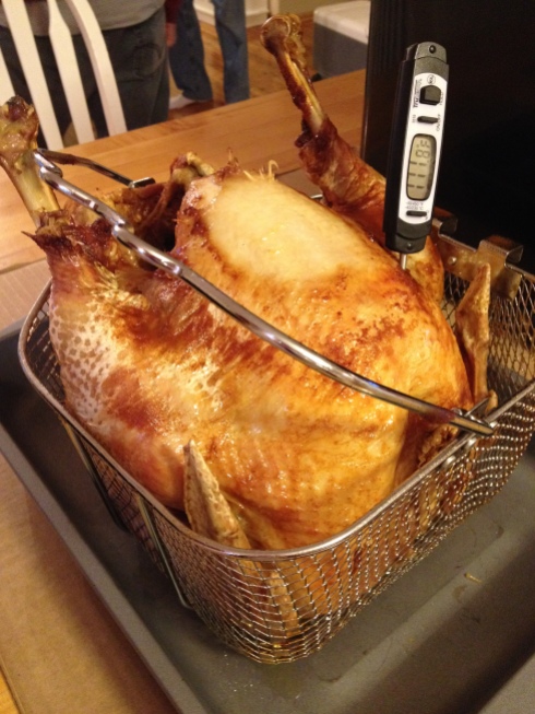 Deep Fried Turkey - Indoors! | via MyOtherMoreExcitingSelf.wordpress.com
